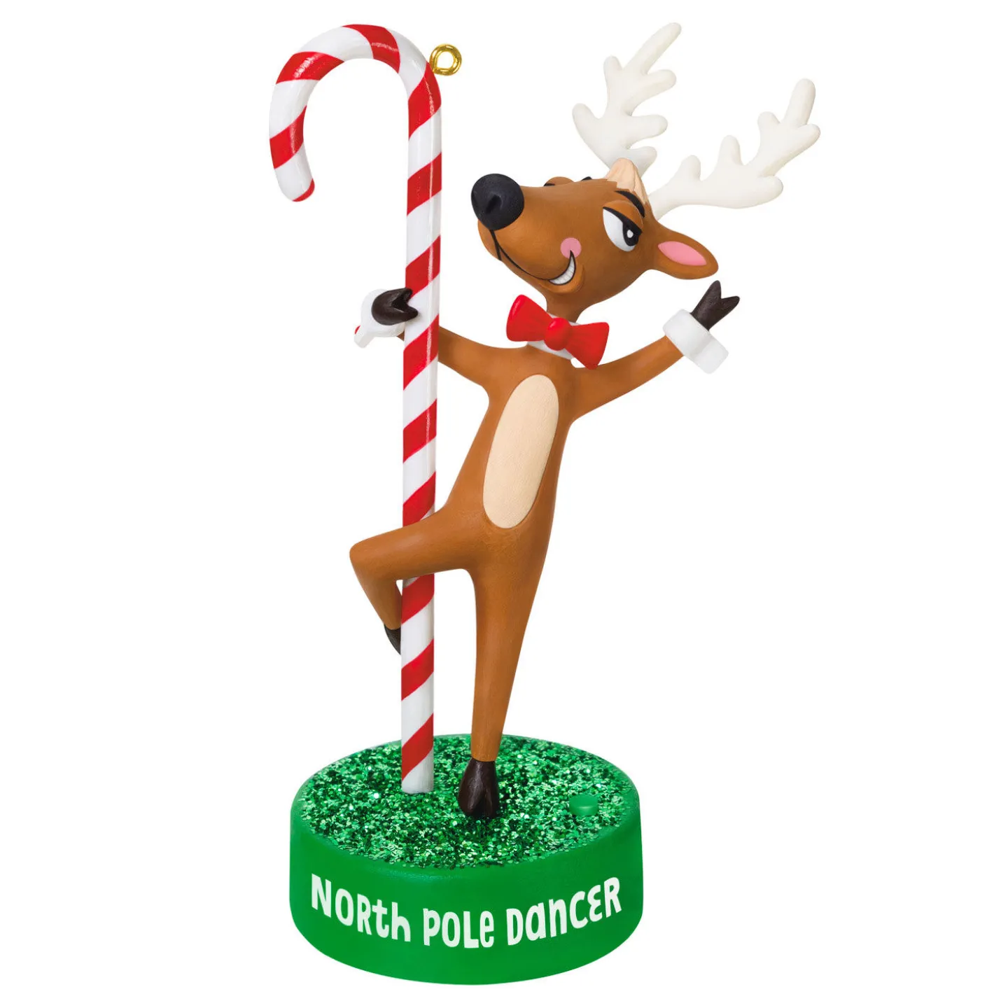 North Pole Dancer Ornament With Sound