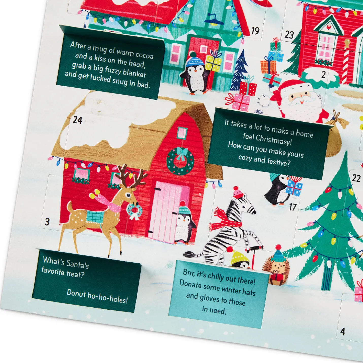 North Pole Ski Fun Advent Calendar