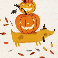 Nostalgic Critters Assorted Halloween Cards, Pack of 8