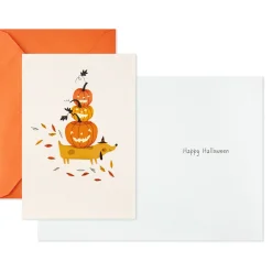 Nostalgic Critters Assorted Halloween Cards, Pack of 8
