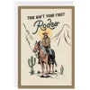 Not Your First Rodeo Custom Birthday Card