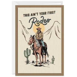 Not Your First Rodeo Custom Birthday Card