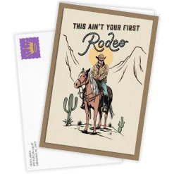 Not Your First Rodeo Custom Birthday Card