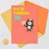 Not Bothered By It Funny 30th Birthday Card