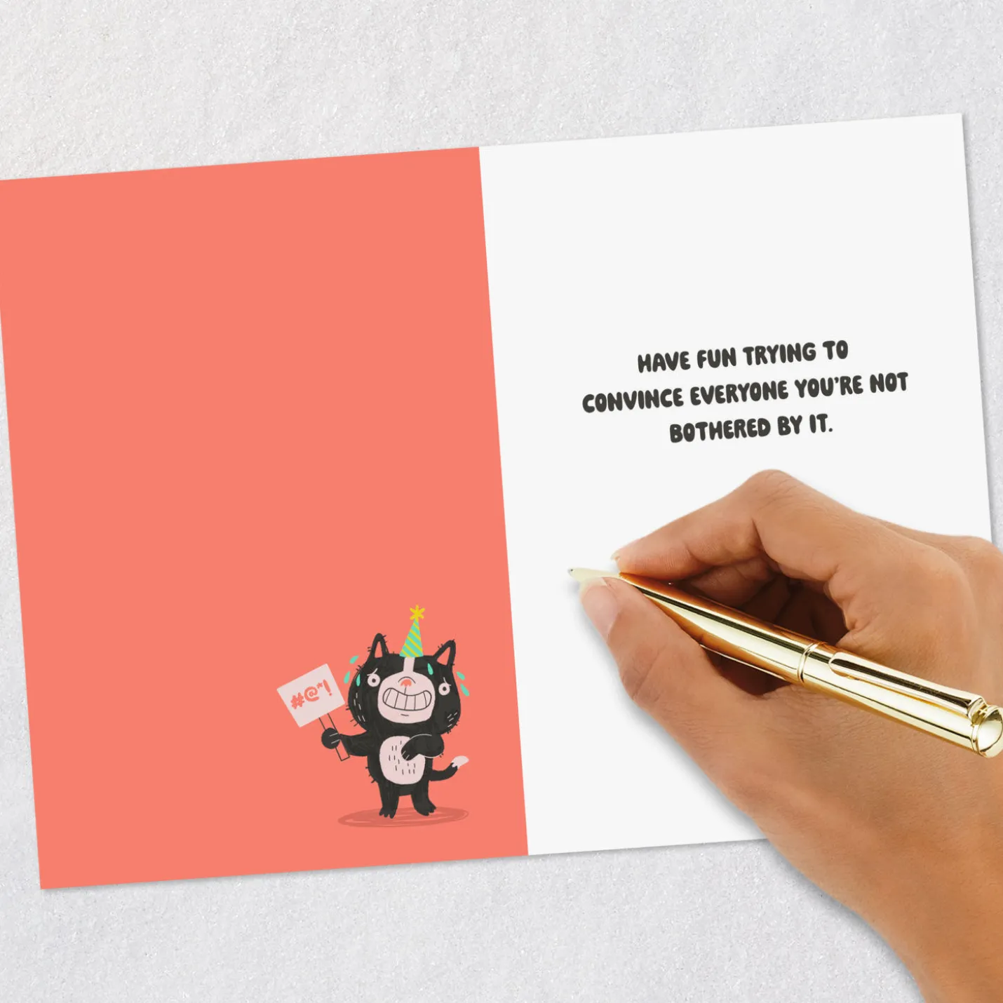 Not Bothered By It Funny 30th Birthday Card