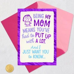 Not Over Yet Funny Birthday Card for Mom