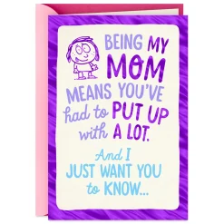 Not Over Yet Funny Birthday Card for Mom