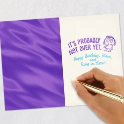 Not Over Yet Funny Birthday Card for Mom