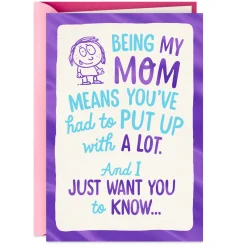 Not Over Yet Funny Birthday Card for Mom
