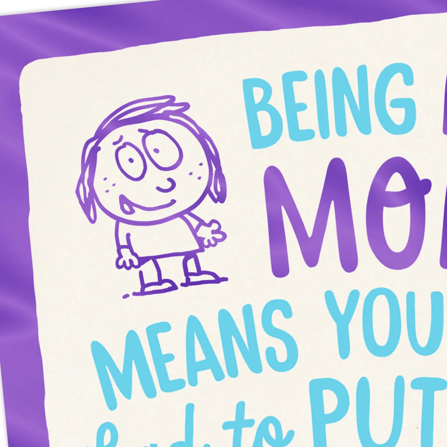 Not Over Yet Funny Birthday Card for Mom