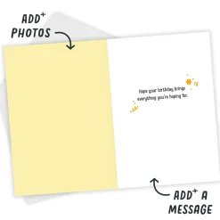 November Wishes Custom Birthday Card