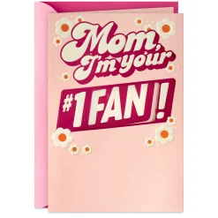 Number 1 Fan Pop-Up Birthday Card for Mom