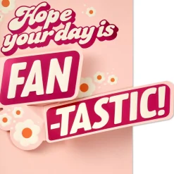 Number 1 Fan Pop-Up Birthday Card for Mom