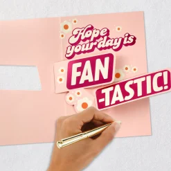 Number 1 Fan Pop-Up Birthday Card for Mom