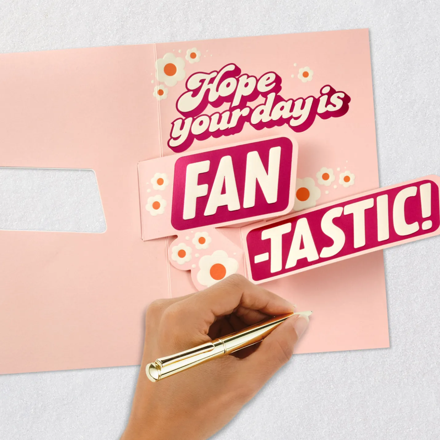 Number 1 Fan Pop-Up Birthday Card for Mom