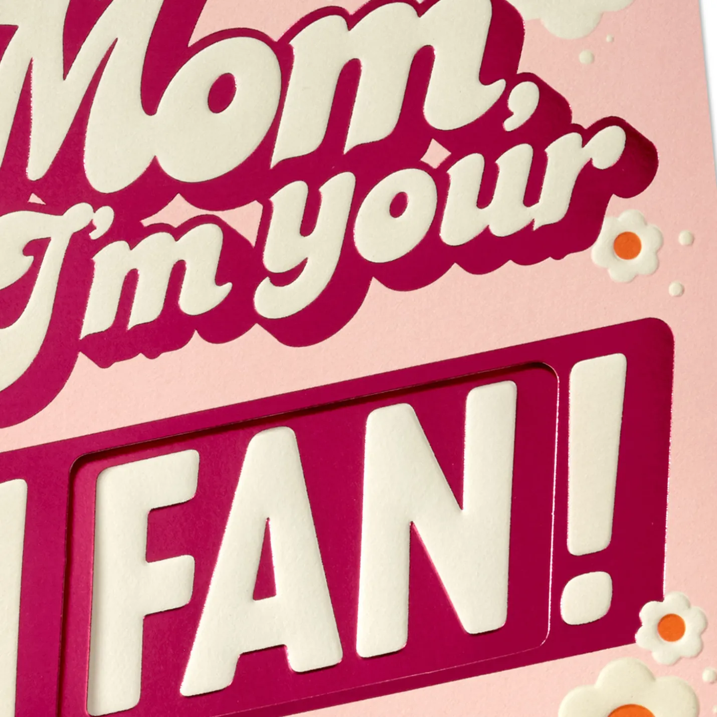 Number 1 Fan Pop-Up Birthday Card for Mom