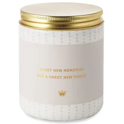 Oh Baby Warm Almond and Blossom Scented Jar Candle, 7 oz.