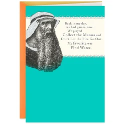 Old Prophet Funny Birthday Card