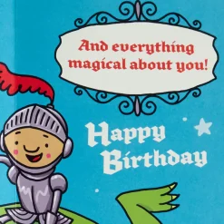Once Upon a Time Birthday Card for Boy With Activity Sheet