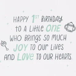 One of a Kind First Birthday Card