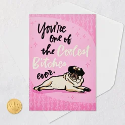 One of the Coolest Bitches Ever Funny Birthday Card