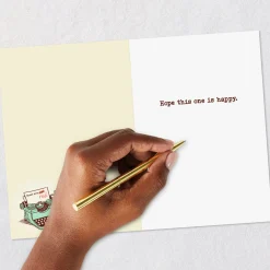 One Step Closer to Death Funny Birthday Card