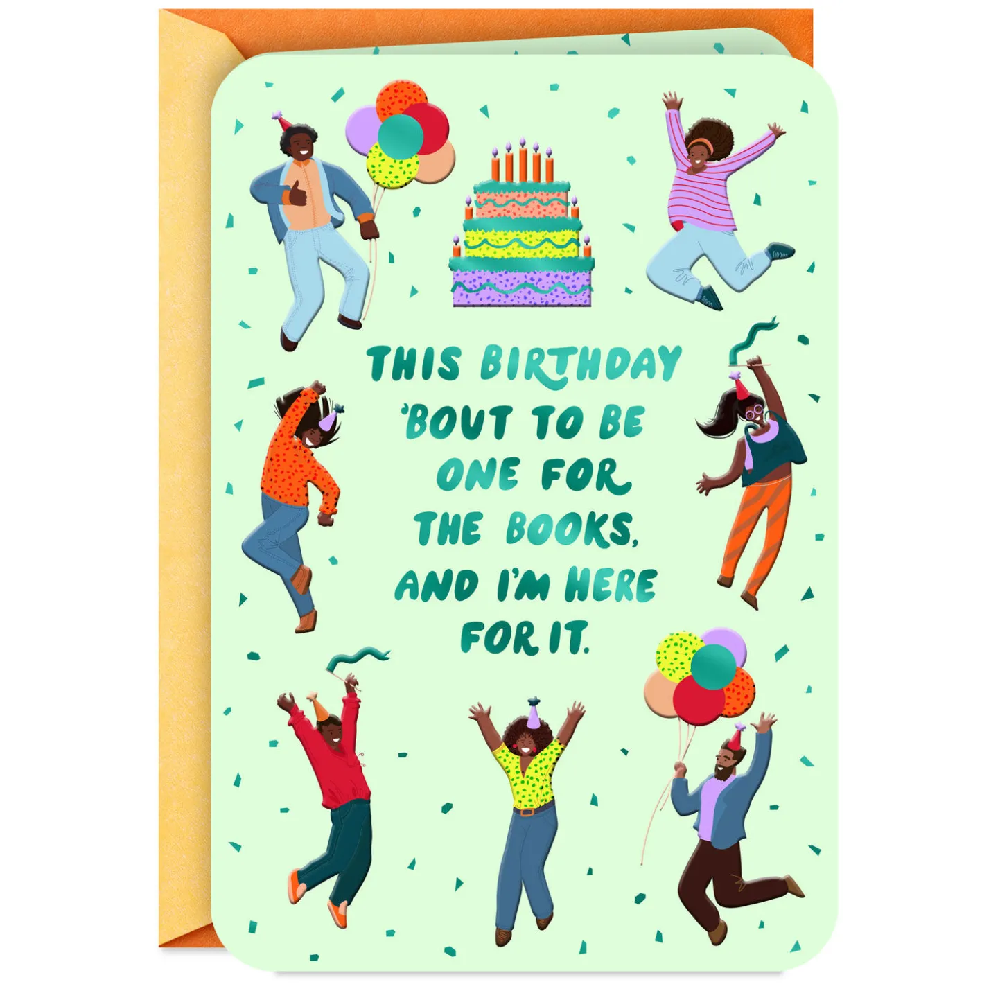 One for the Books Birthday Card