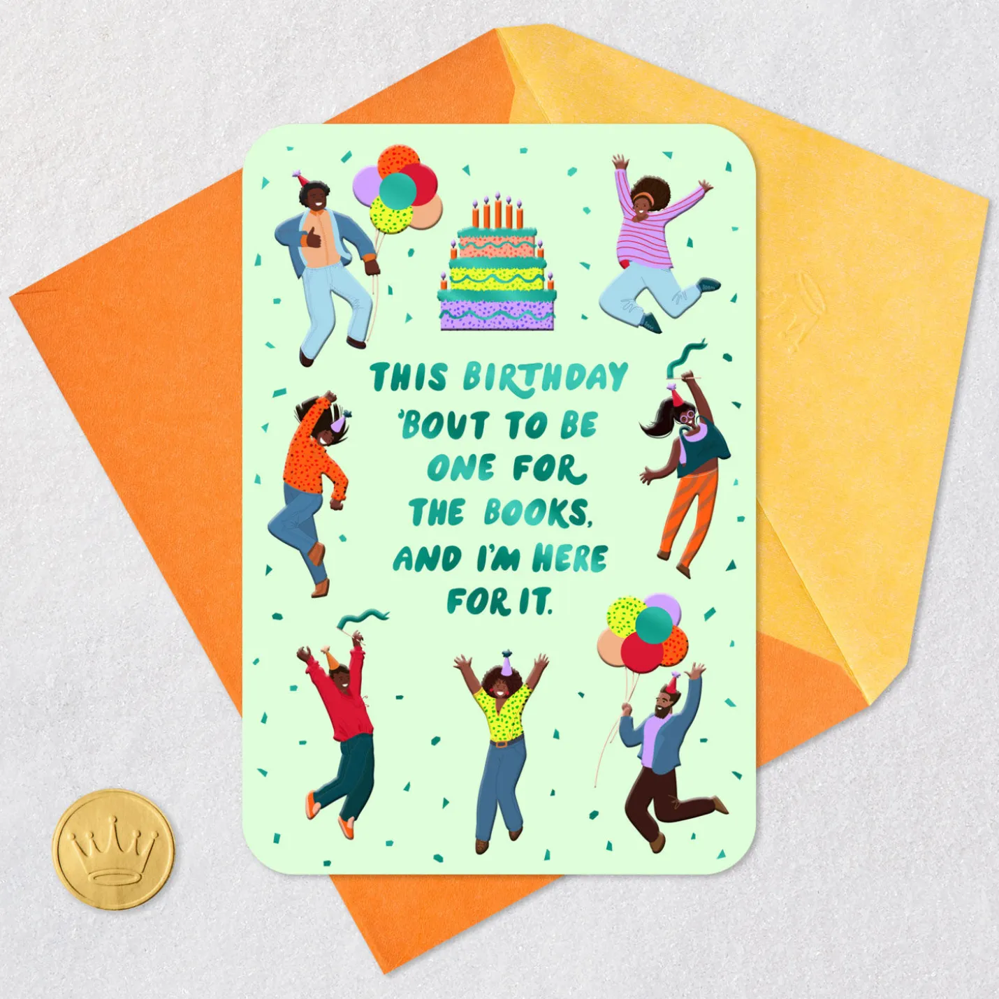One for the Books Birthday Card
