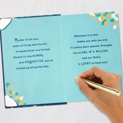 One in a Million Birthday Card for Grandpa
