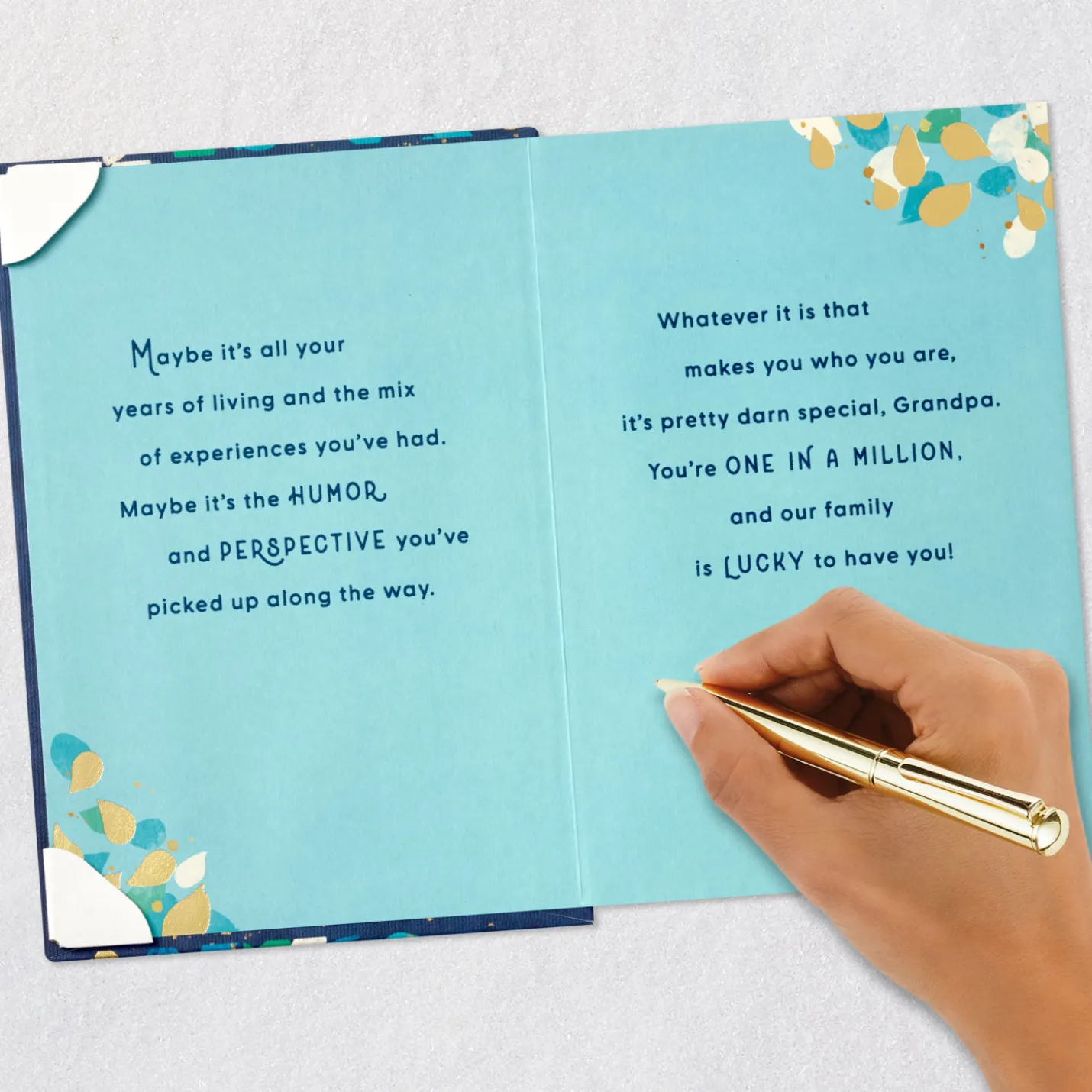 One in a Million Birthday Card for Grandpa