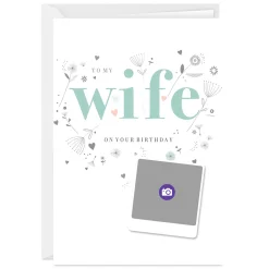 One-of-a-Kind Wife Custom Birthday Card