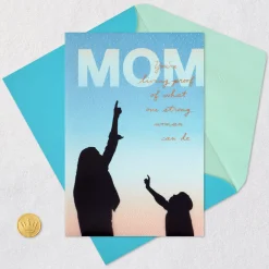 One Strong Woman Birthday Card for Mom