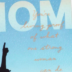 One Strong Woman Birthday Card for Mom