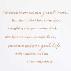 One Strong Woman Birthday Card for Mom