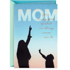 One Strong Woman Birthday Card for Mom
