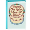 One Year Closer to Death Funny Birthday Card