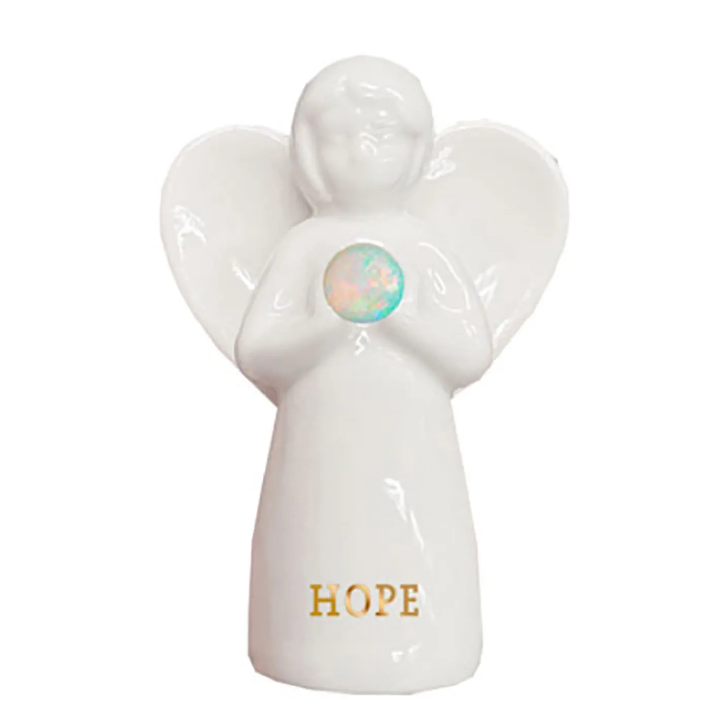 Opal Angel of Hope Mini Figurine, 2"