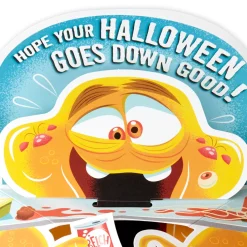 Open at Your Own Risk Funny Pop-Up Halloween Card With Sound