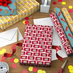 Oscar Mayer™ and Heinz Condiments 3-Pack Wrapping Paper Mini Roll Bundle, 45 sq. ft. total