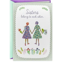 Our Hearts Keep Us Close Birthday Card for Sister