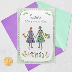 Our Hearts Keep Us Close Birthday Card for Sister
