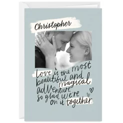 Our Love Is an Adventure Custom Birthday Card
