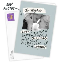 Our Love Is an Adventure Custom Birthday Card