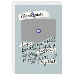 Our Love Is an Adventure Custom Birthday Card