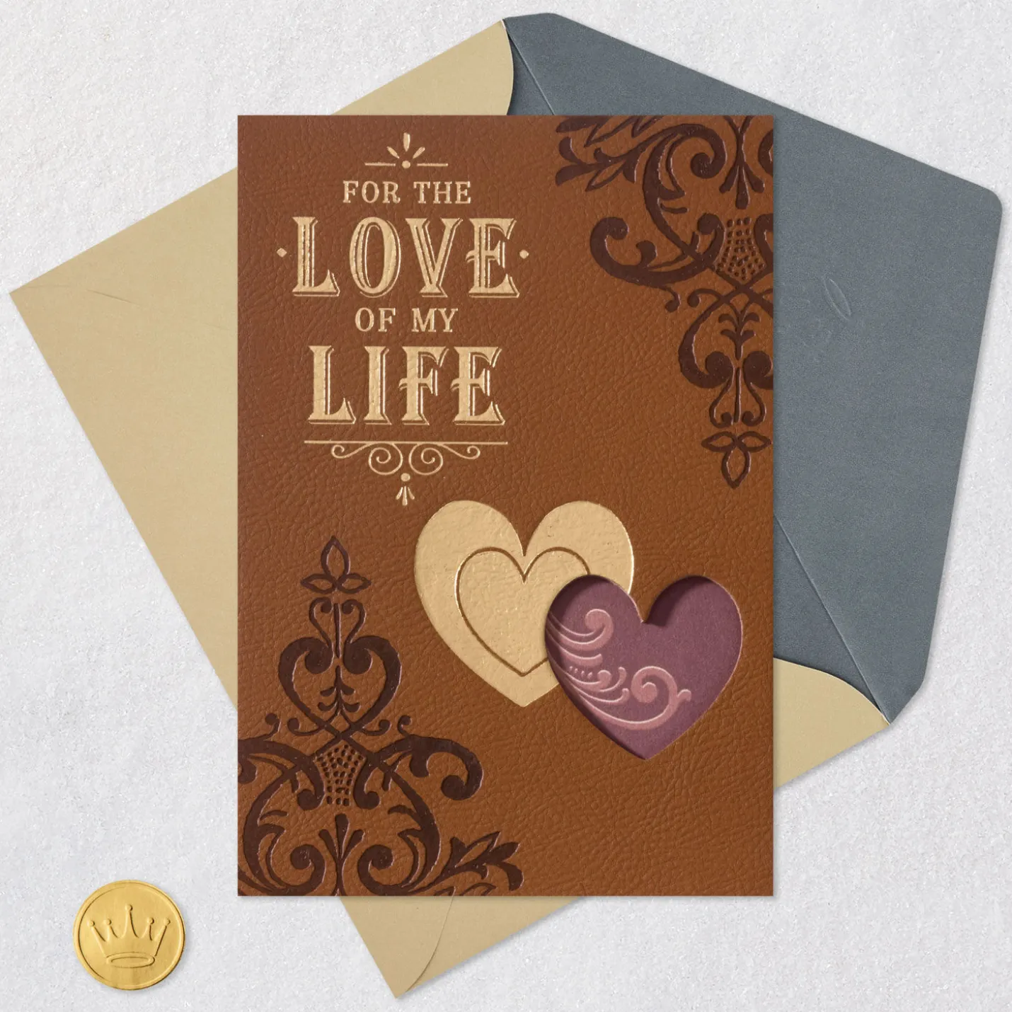 Our Love Is Once in a Lifetime Romantic Birthday Card