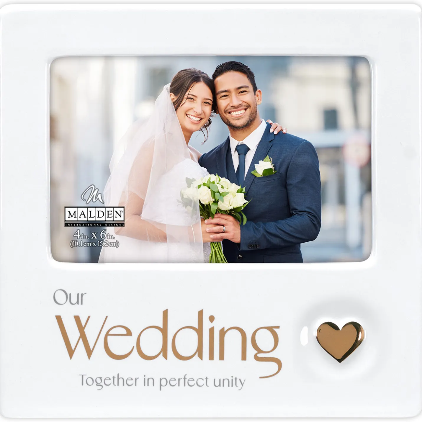 Our Wedding Ceramic Picture Frame, 4x6
