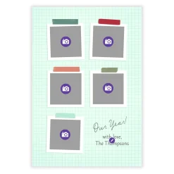 Our Year Flat Holiday Photo Card
