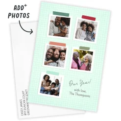 Our Year Flat Holiday Photo Card
