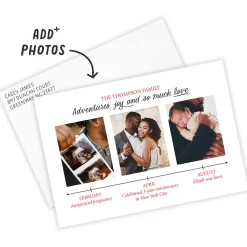 Our Year Flat Photo Card