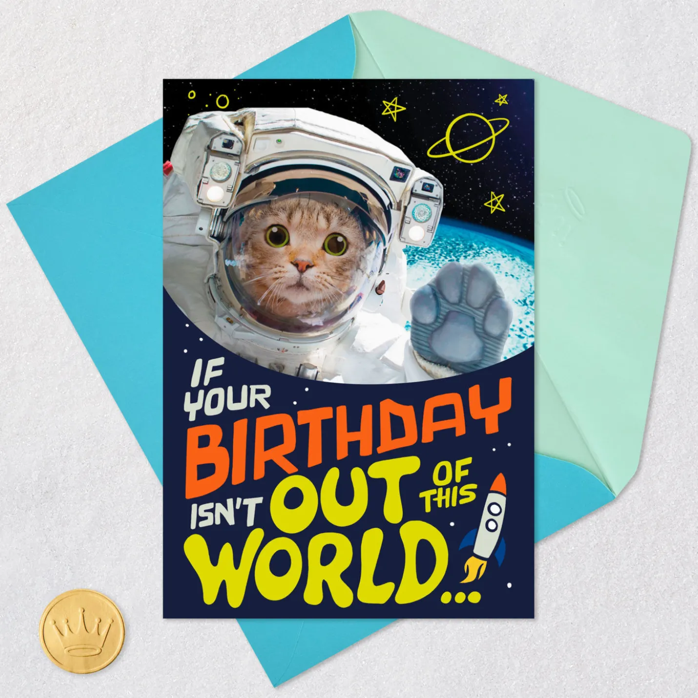 Out of this World Funny Birthday Card